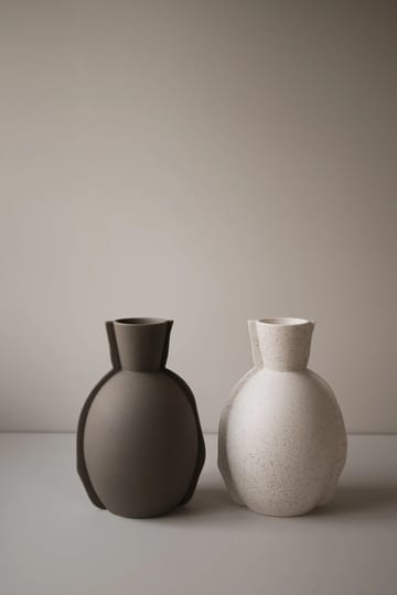 Edge Vase H30cm - Creme dot - DBKD