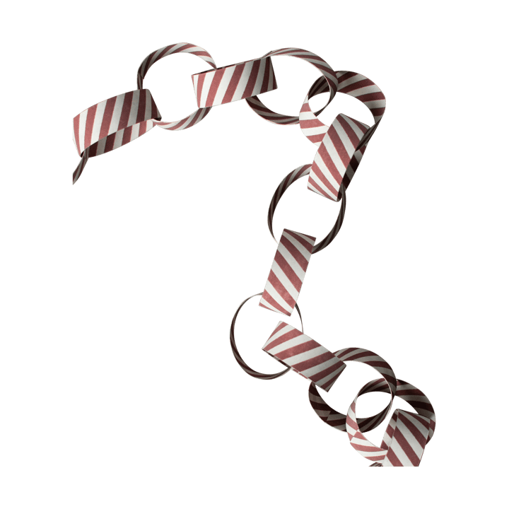 Garland Girlande gestreift - Red-white - DBKD