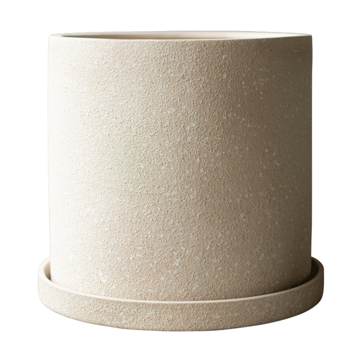 Grow Topf Ø30 cm mit Unterteller, Creme structure DBKD