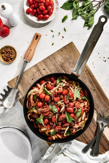 De Buyer B Bois Spaghettilöffel mit Holzgriff - Edelstahl - De Buyer