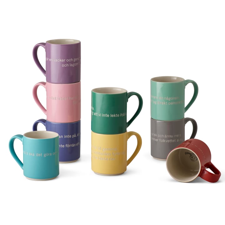 Astrid Lindgren Tasse, I am frecklier…, Grün-schwedisch Design House Stockholm