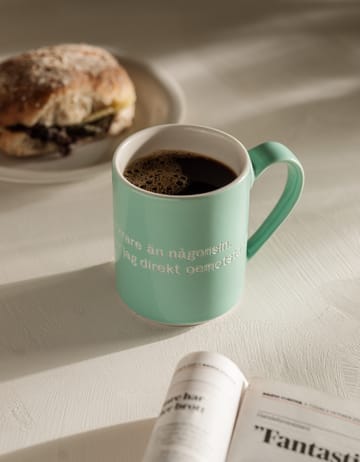 Astrid Lindgren Tasse, I am frecklier… - Grün-schwedisch - Design House Stockholm