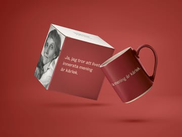 Astrid Lindgren Tasse, ja, jag tror att livets… - Schwedischer Text - Design House Stockholm