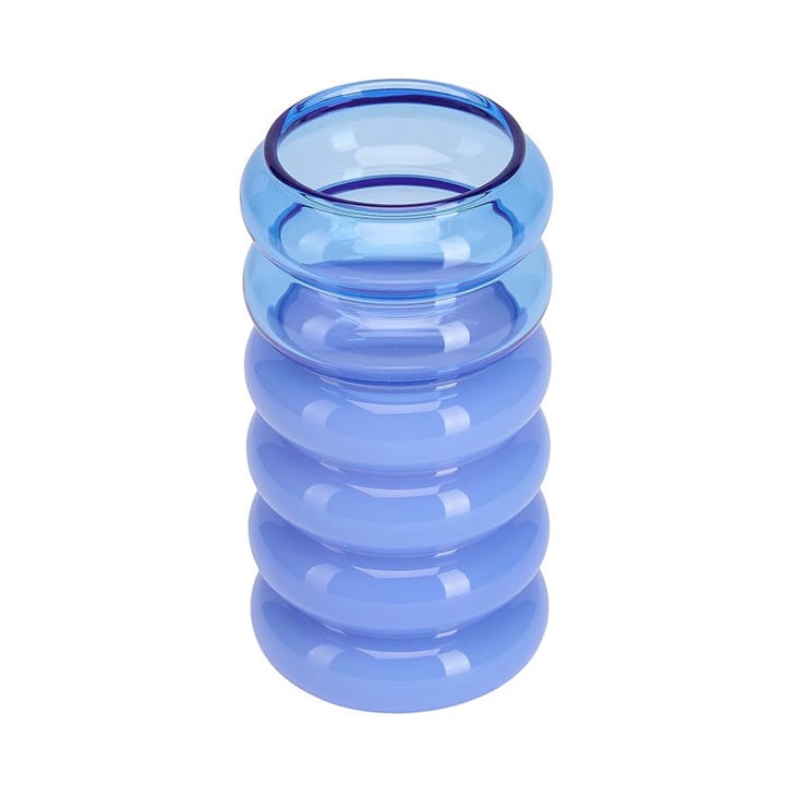 Bubble 2-in-1 Vase und Kerzenhalter 13,5 cm - Blue - Design Letters