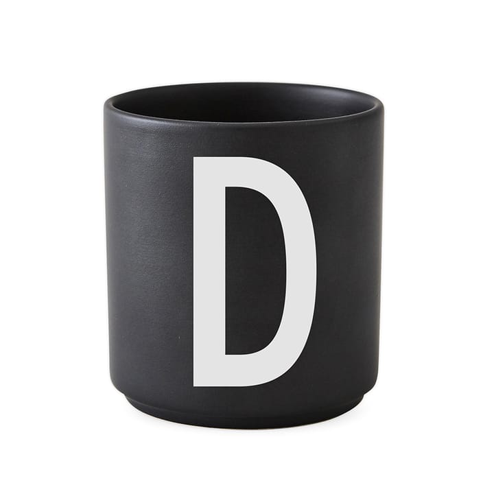 Design Letters Becher schwarz - D - Design Letters