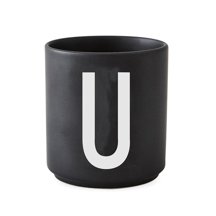 Design Letters Becher schwarz, U Design Letters