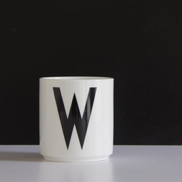 Design Letters Becher weiß - W - Design Letters