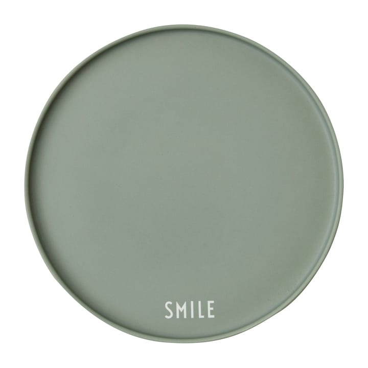 Design Letters Favorit Teller Ø22cm, Smile-green Design Letters