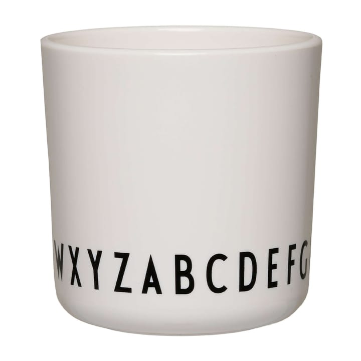 Design Letters Kids Basic Eco Becher, White ABC Design Letters