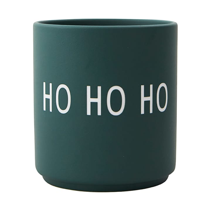 Design Letters Lieblingsbecher 25cl - Ho ho ho-dark green - Design Letters