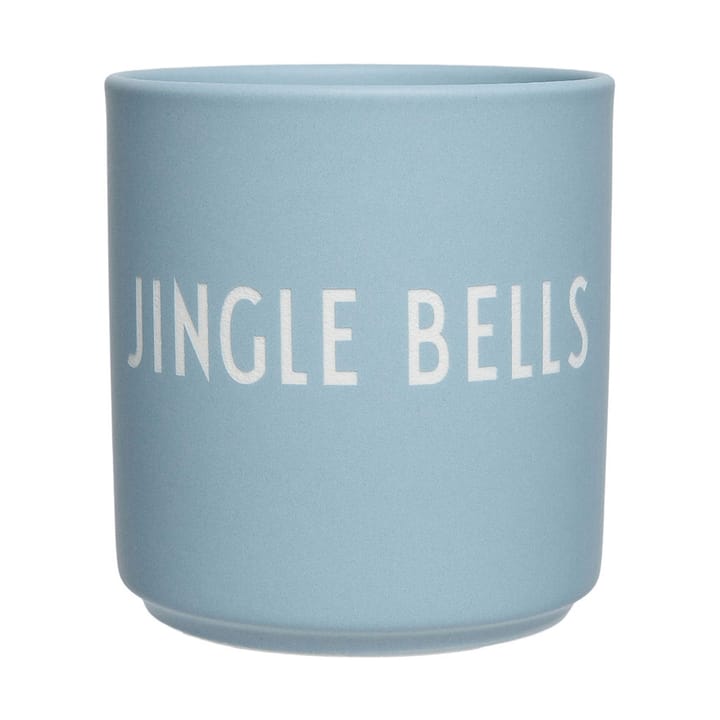 Design Letters Lieblingsbecher 25cl, Jingle bells-light blue Design Letters