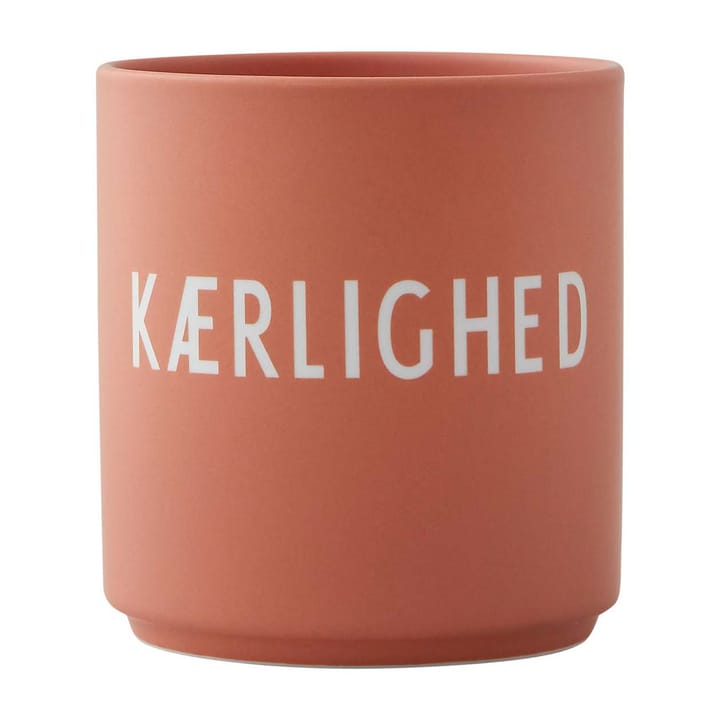 Design Letters Lieblingsbecher 25cl, Kærlighed-peach Design Letters