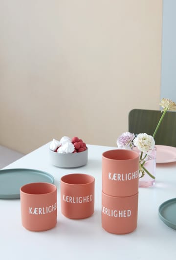 Design Letters Lieblingsbecher 25cl - Kærlighed-peach - Design Letters