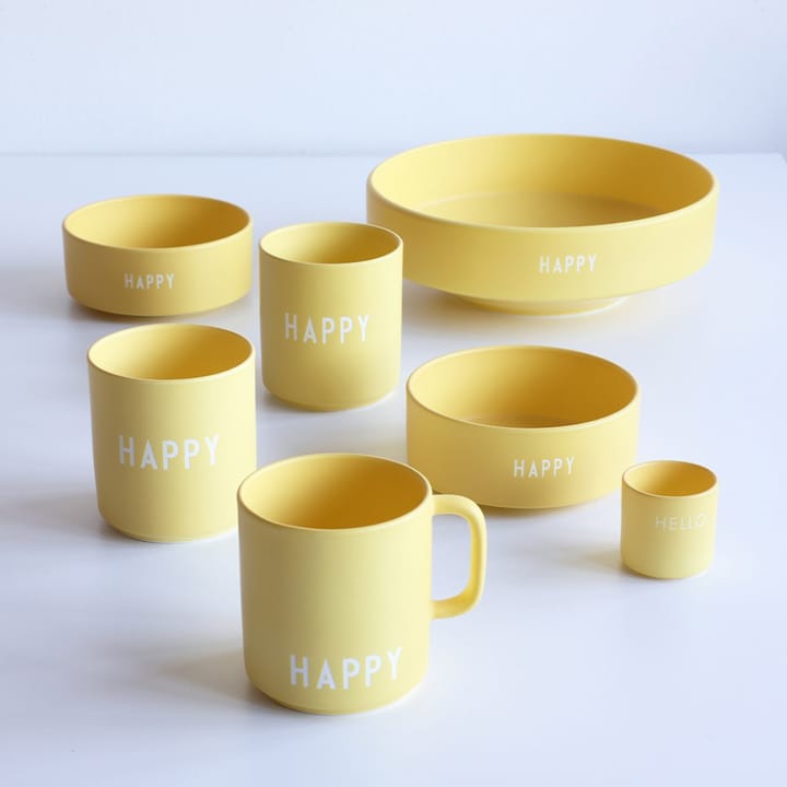 Design Letters Süßigkeitenschale Ø12 cm, Yellow Design Letters