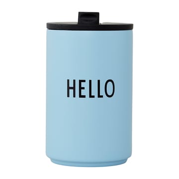 Design Letters Thermosbecher - Light blue-hello - Design Letters