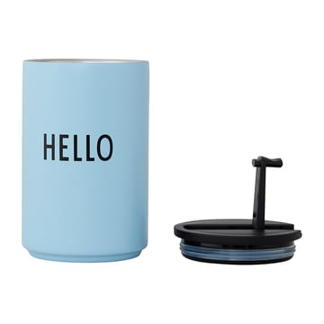 Design Letters Thermosbecher - Light blue-hello - Design Letters