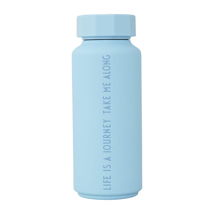 Design Letters Thermosflasche special edition, Light blue-life Design Letters