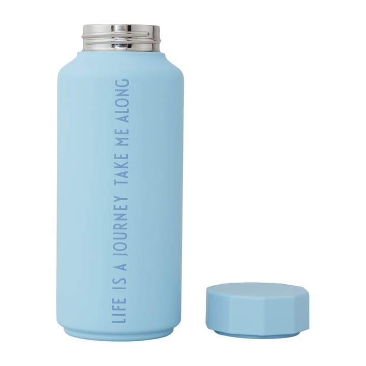 Design Letters Thermosflasche special edition, Light blue-life Design Letters