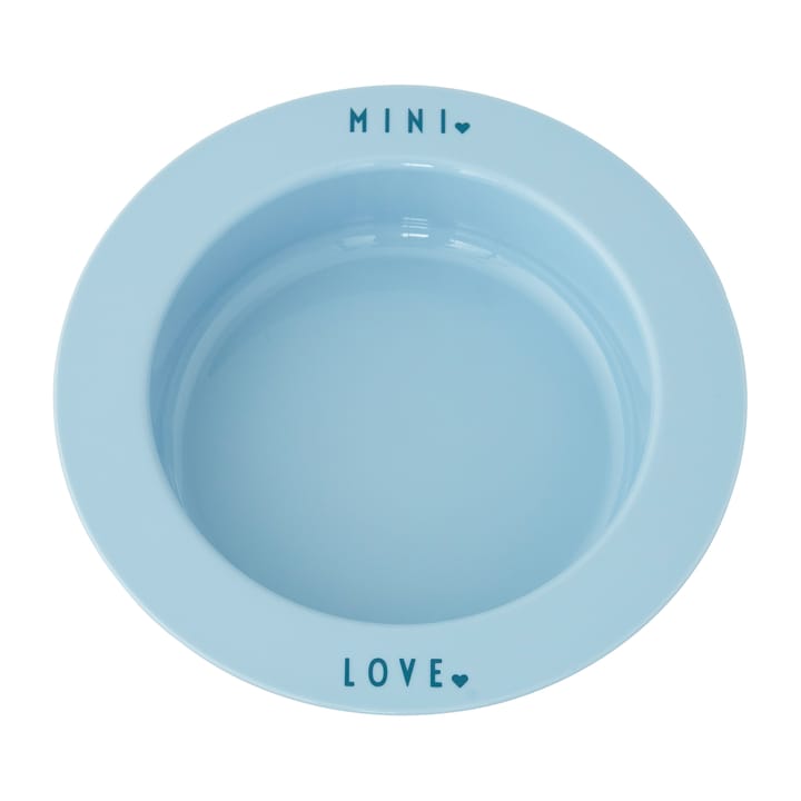 Design Letters tiefer Teller favorit mini - Light blue-love - Design Letters