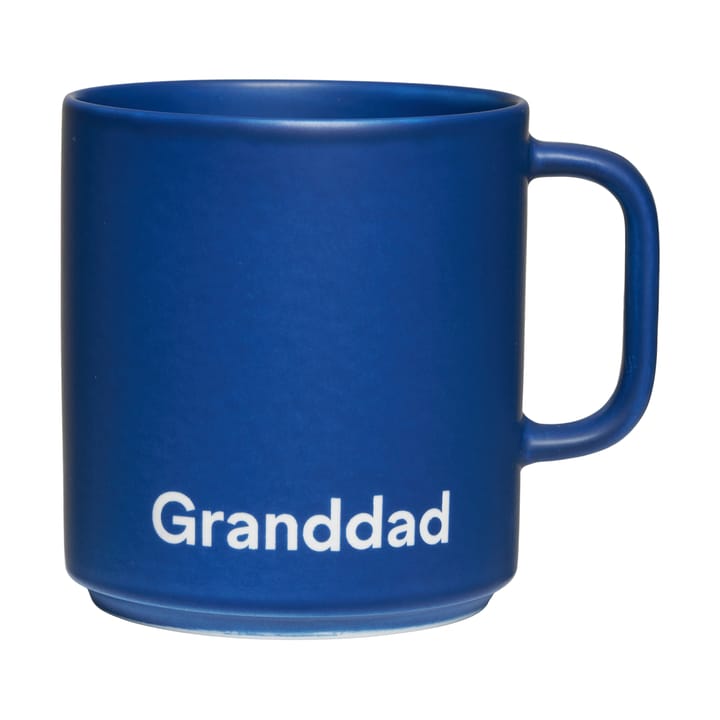 Design Letters VIP Lieblingstasse mit Henkel 25cl, Granddad-midnight blue Design Letters