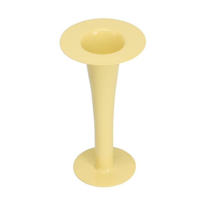 Trumpet 2-in-1 Vase und Kerzenständer 24 cm, Yellow Design Letters