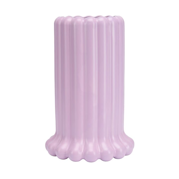 Tubular Vase large 24 cm, Purple Design Letters