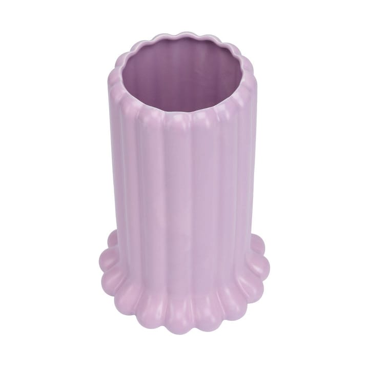 Tubular Vase large 24 cm, Purple Design Letters