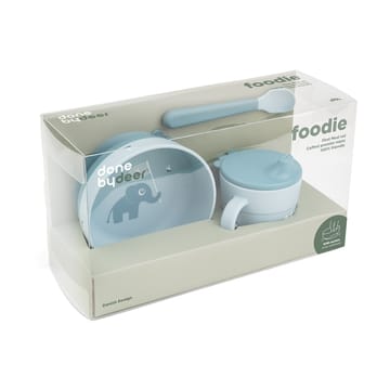 Elphee Foodie Erstes Essensset 3 Teile - Blue - Done by deer