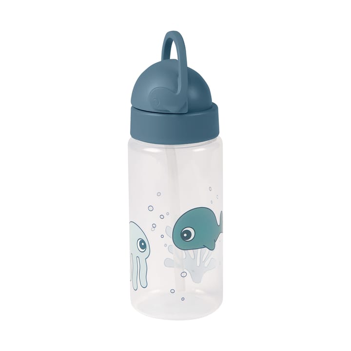 Sea friends Flasche mit Strohhalm - Blue - Done by deer