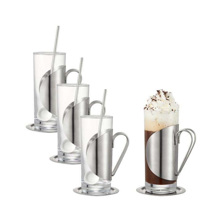 Darry irish coffee Set, Glas-Edelstahl Dorre