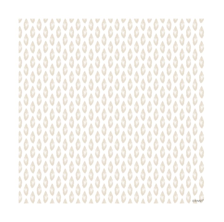 Ernst Serviette Mandel 33x33 cm 20er Pack - Weiß-Beige - ERNST