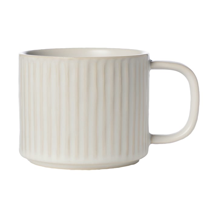 Ernst Teetasse geriffelt 36 cl - Naturweiß - ERNST