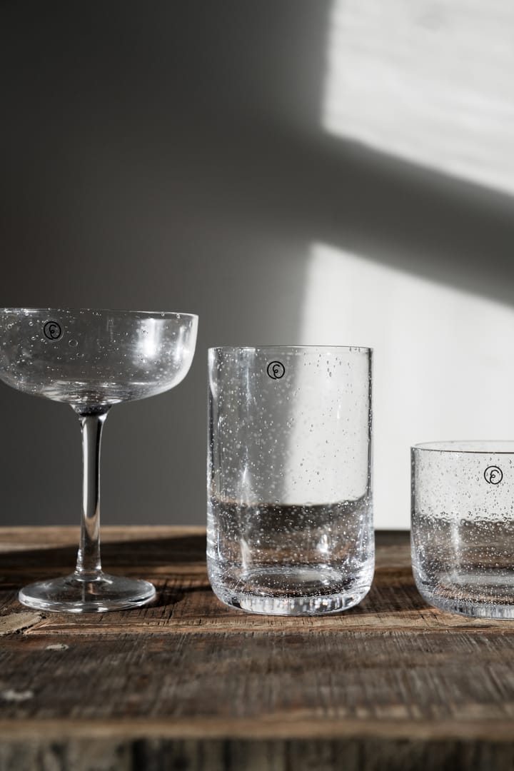 Ernst Trinkglas Glas mit Blasen 25 cl 2er-Pack, Klar. ERNST