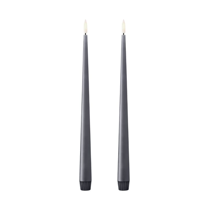 ester & erik Stabkerze LED 30 cm 2er Pack, 74 Dark Slate ester & erik