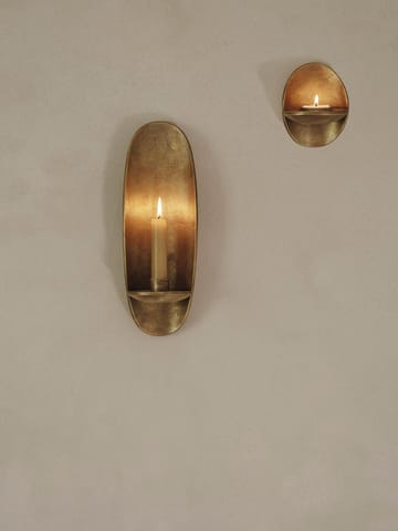 Agapé Teelichthalter Wand - Brass finish - ferm LIVING