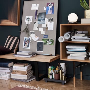 Bon Holztablett small - Schwarz gebeizte Eiche - ferm LIVING