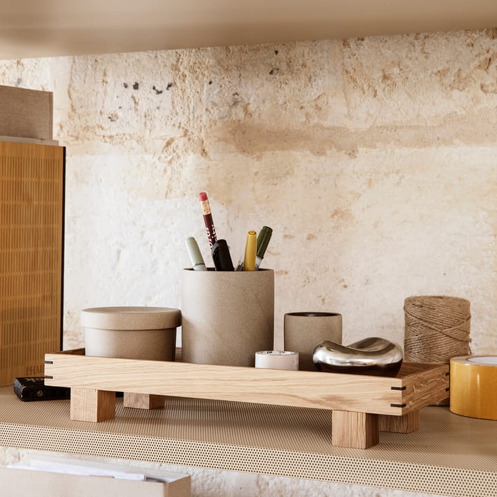 Bon Holztablett X small, Eiche ferm LIVING