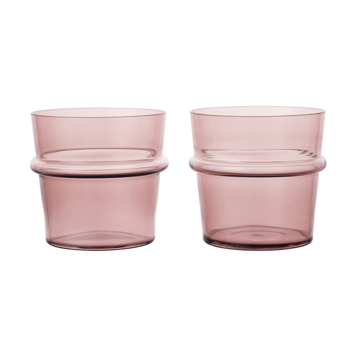 Boya Trinkglas niedrig 30 cl 2er-Pack - Mauve - Ferm Living