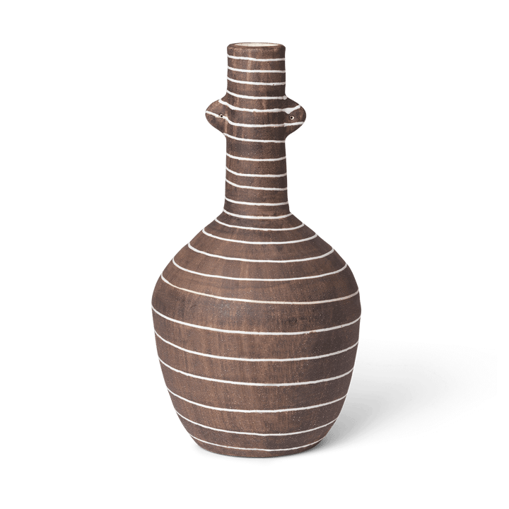 Brura Vase 32 cm, Coffee-white ferm LIVING