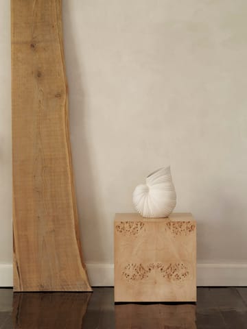 Burl Cube Beistelltisch 40x40 cm - Natural - ferm LIVING