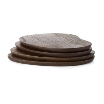 Cairn butter boards Tablett 4 Teile - Dark Brown - ferm LIVING