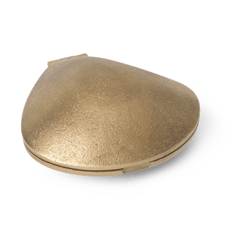 Clam Windlicht - Brass - ferm LIVING