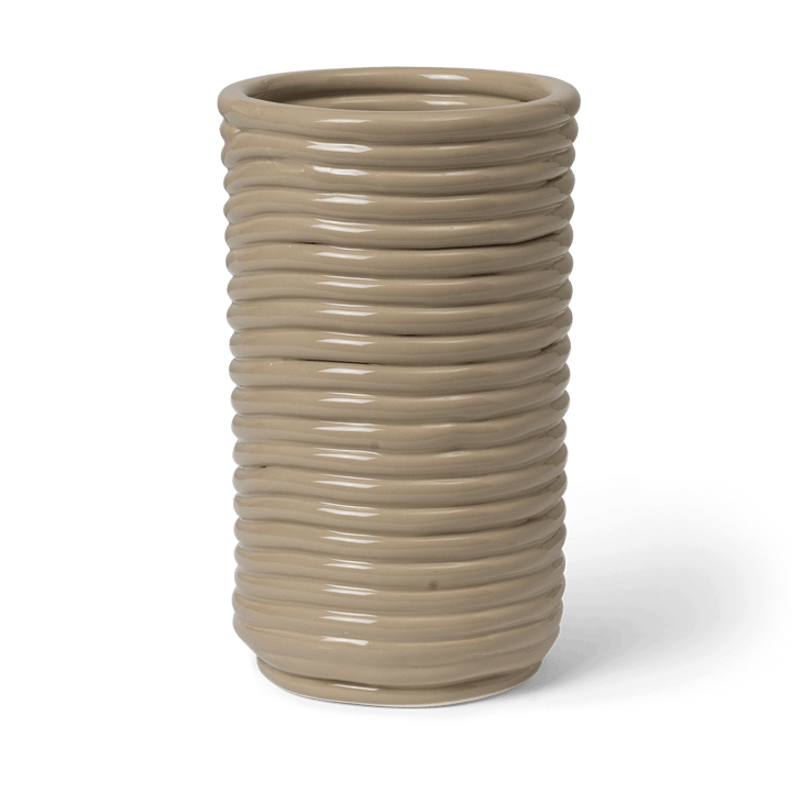 Corduroy Vase 21 cm, Cashmere ferm LIVING