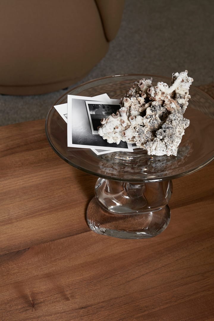 Damo Glass centerpiece Teller, Clear ferm LIVING