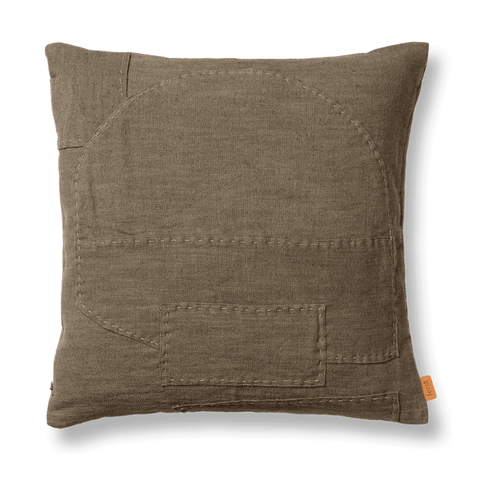 Darn Kissenbezug 50x50 cm - Dark Taupe - Ferm LIVING