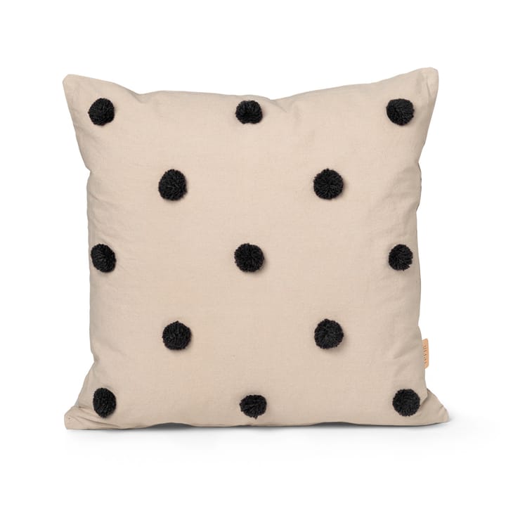 Dot Kissen 50 x 50cm, Sand-black ferm LIVING