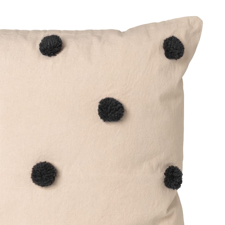 Dot Kissen 50 x 50cm, Sand-black ferm LIVING