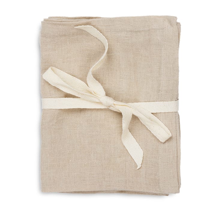 ferm LIVING Leinenserviette 2er Pack, Natural ferm LIVING