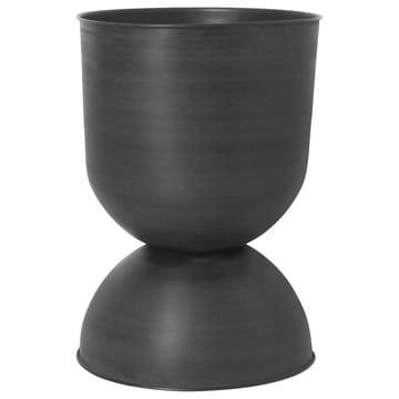 Hourglass Blumentopf groß Ø50 cm - Schwarz-dunkelgrau - ferm LIVING