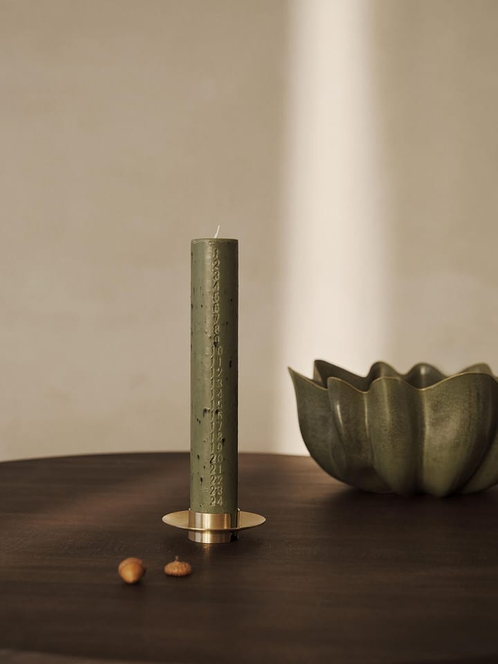 Mura Kalenderkerze, Artichoke green ferm LIVING